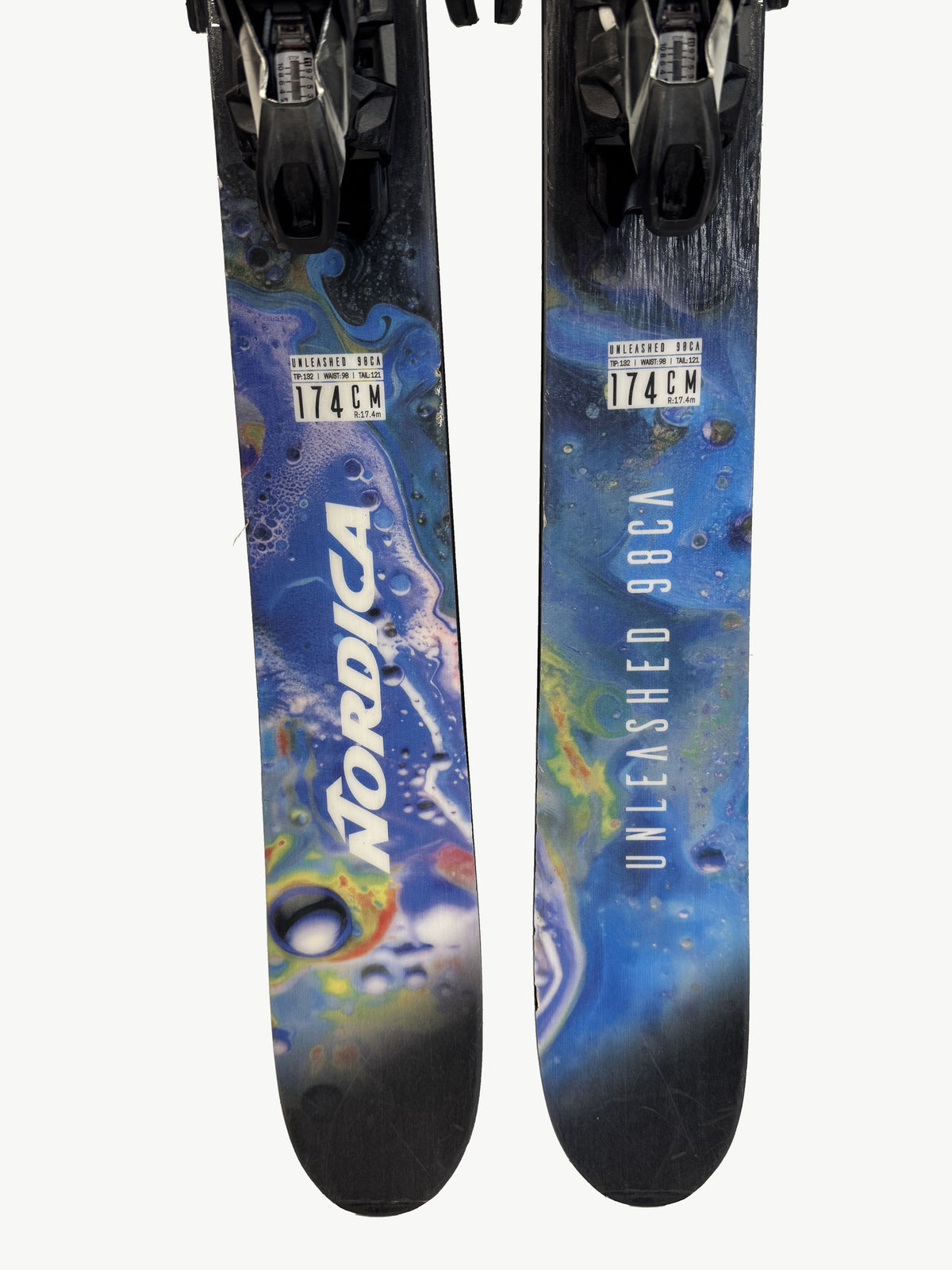 Nordica Unleashed 98 CA 174 cm 2024/25, demopar AH-DEMO-UN98CA-174-001 – Modell och m�tt