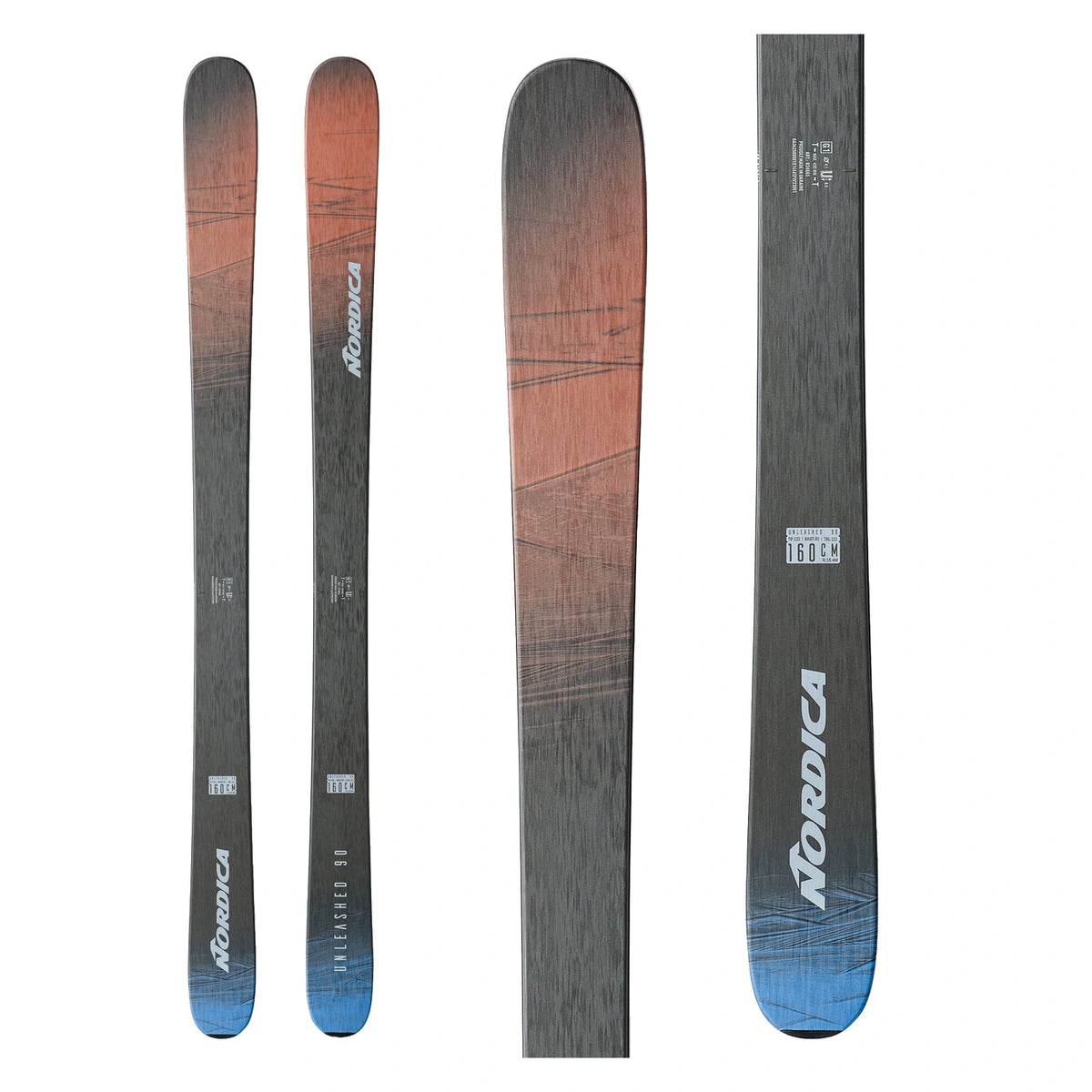 Nordica Unleashed 90 – översikt ovansida och detaljer
