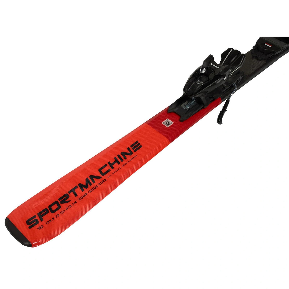 Nordica Sportmachine 73 SP – Detalj bakända och bakbindning