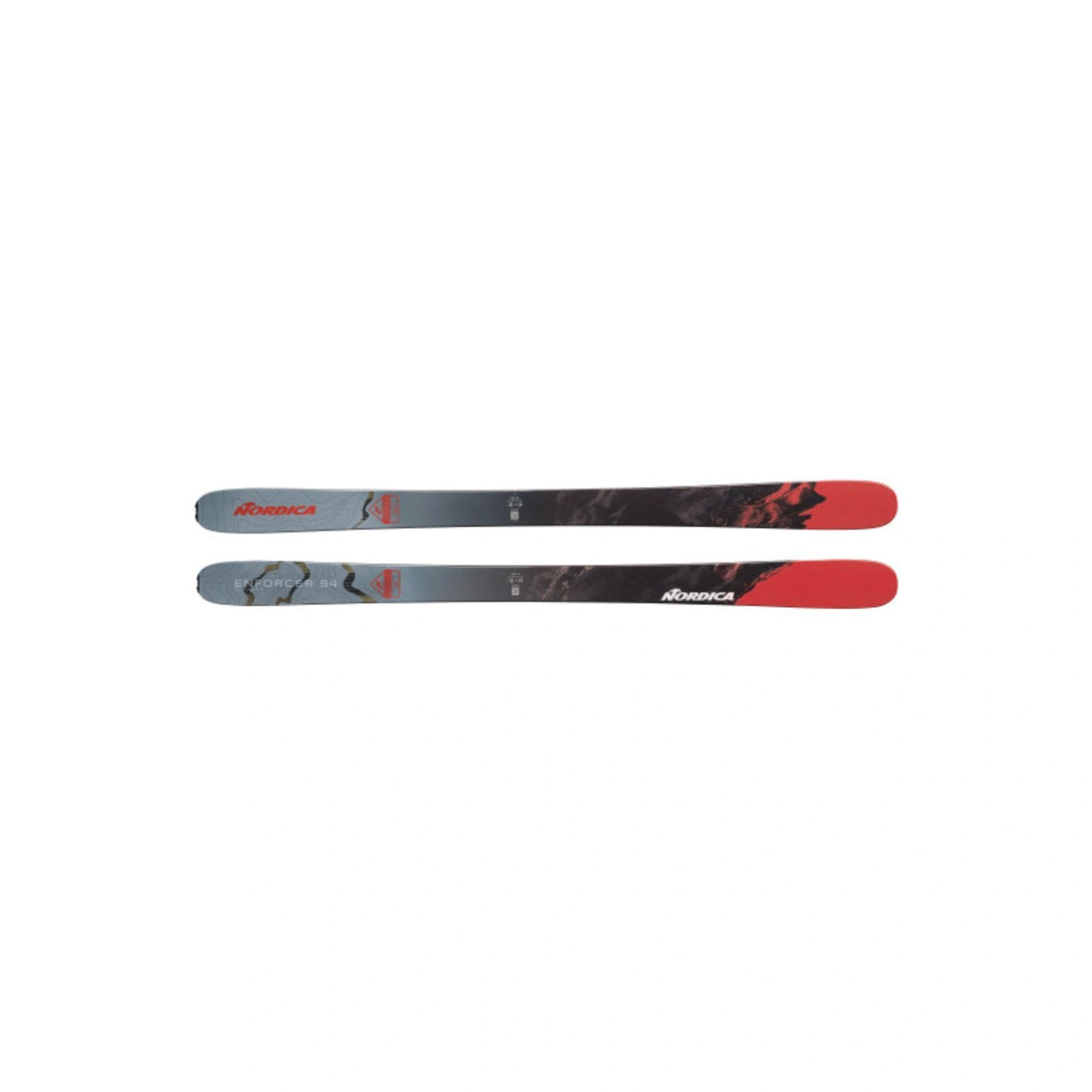 Nordica Enforcer Unlimited 94 – Helpar horisontell sned vinkel, utan bindning