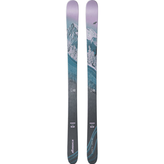 Nordica Santa Ana 92 Aqua/Violet 2024/25 – produktbild 1, utan bindning