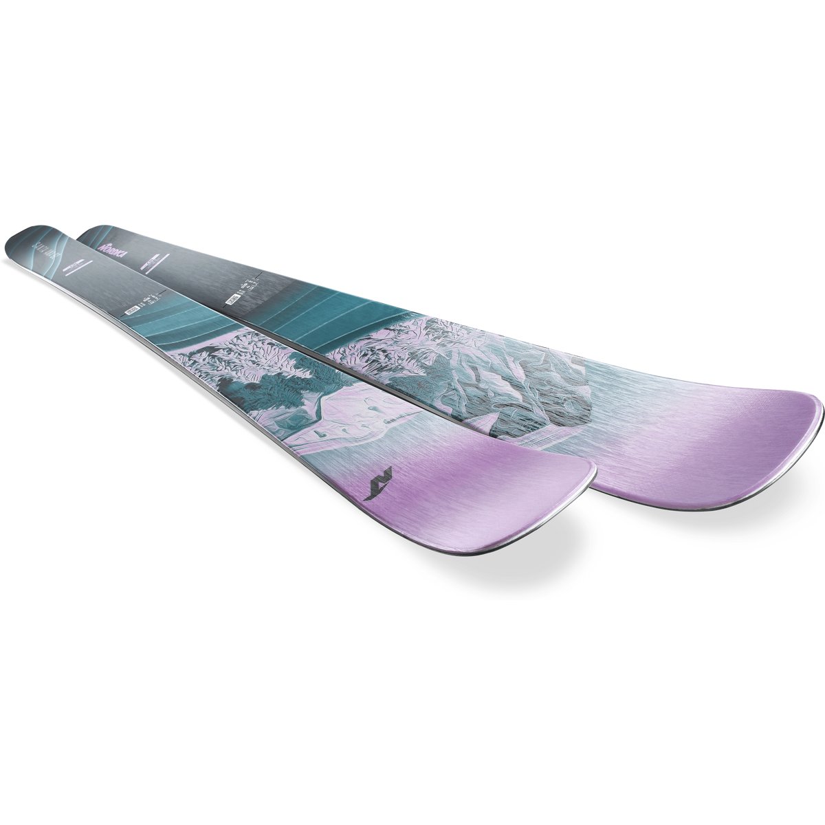Nordica Santa Ana 92 Aqua/Violet 2024/25 – produktbild 4, utan bindning