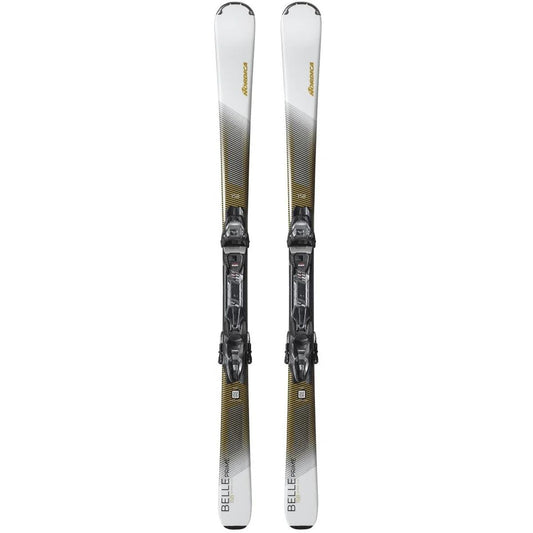 Nordica Belle Prime FDT Light Silver med TP2 Compact 10 FDT – hela paret med bindningar, representativ modellbild