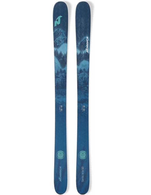 Nordica Santa Ana 98 Blue/Mint 2020/21 – hela paret utan bindning
