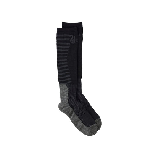 Seger Alpine Mid Wool Compression – Black – Black